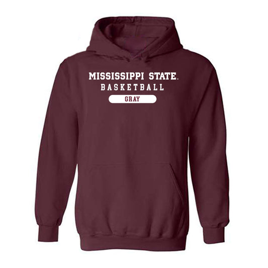 Mississippi State - NCAA Women's Basketball : Nataliyah Gray - Classic Shersey Hooded Sweatshirt-0