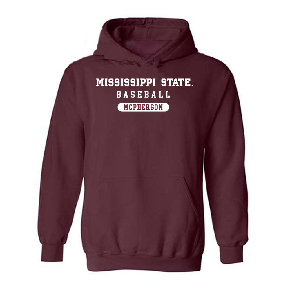 Mississippi State - NCAA Baseball : Ryan McPherson - Classic Shersey Hooded Sweatshirt-0