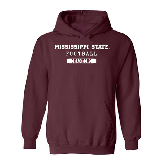 Mississippi State - NCAA Football : Hayden Chambers - Classic Shersey Hooded Sweatshirt-0