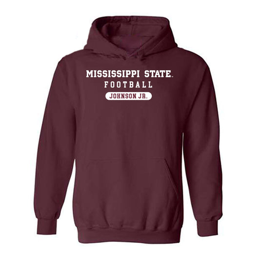 Mississippi State - NCAA Football : Terrell Johnson Jr. - Classic Shersey Hooded Sweatshirt-0