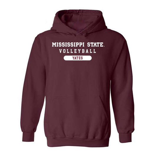 Mississippi State - NCAA Women's Volleyball : mckenna yates - Classic Shersey Hooded Sweatshirt-0