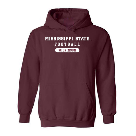 Mississippi State - NCAA Football : William Wilkinson - Classic Shersey Hooded Sweatshirt-0