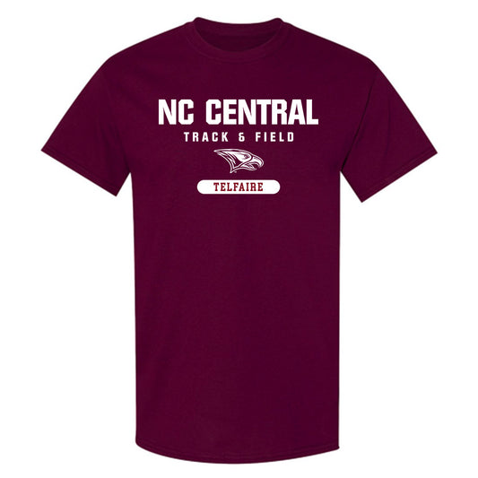 NCCU - NCAA Women's Track & Field : MacKenna Telfaire - Classic Shersey T-Shirt-0