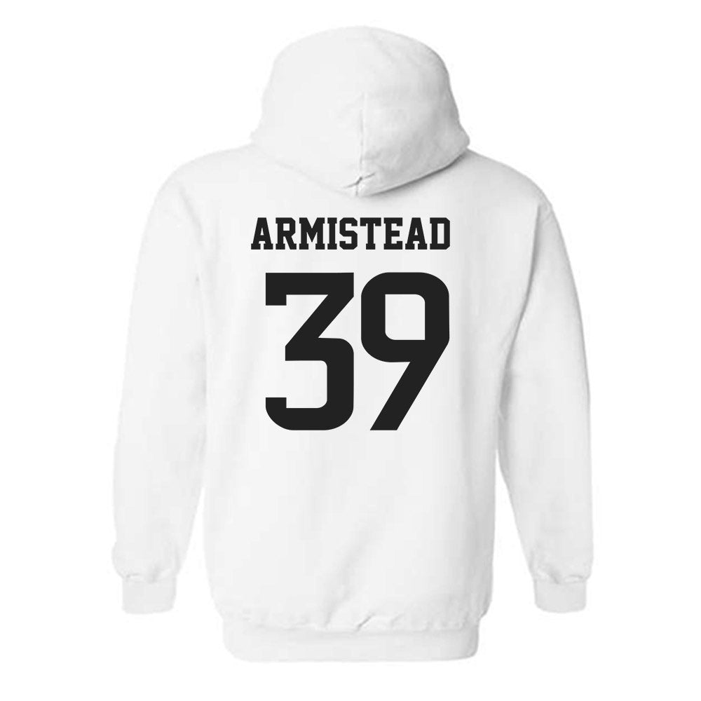 Southern Miss - NCAA Baseball : James Armistead - Replica Shersey Hooded Sweatshirt-1