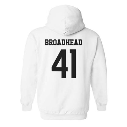 Southern Miss - NCAA Baseball : Teague Broadhead - Replica Shersey Hooded Sweatshirt-1