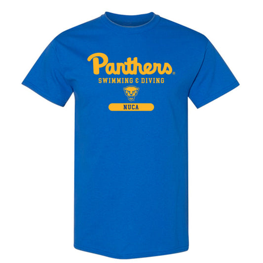 Pittsburgh - NCAA Men's Swimming & Diving : Jacopo Nuca - Classic Shersey T-Shirt-0