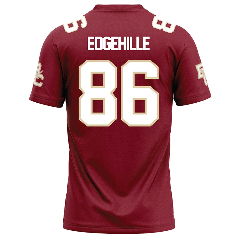 Boston College - NCAA Football : Danny Edgehille - Maroon Football Jersey-1