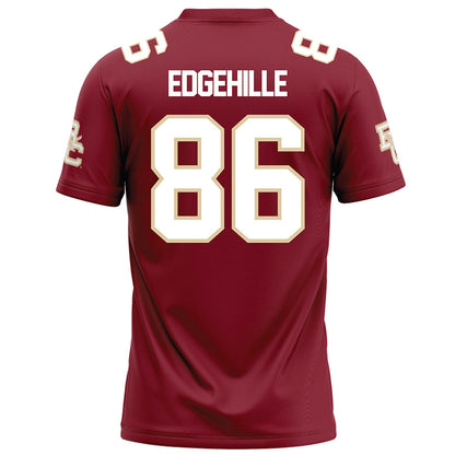 Boston College - NCAA Football : Danny Edgehille - Maroon Football Jersey-1