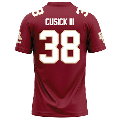 Boston College - NCAA Football : Tommy Cusick III - Maroon Football Jersey-1