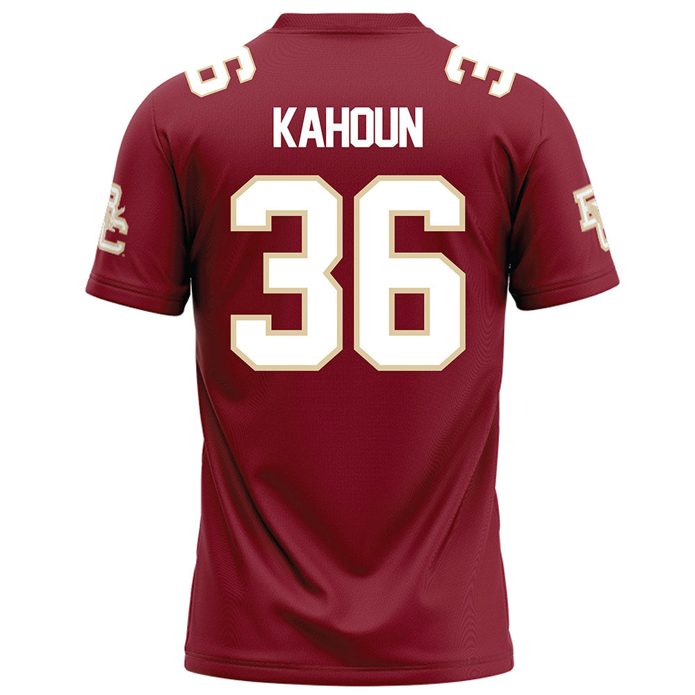 Boston College - NCAA Football : Bodie Kahoun - Maroon Football Jersey-1