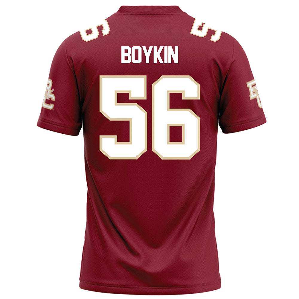 Boston College - NCAA Football : ELla Boykin - Maroon Football Jersey-1