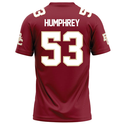 Boston College - NCAA Football : Tre Humphrey - Maroon Football Jersey-1