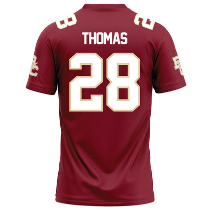 Boston College - NCAA Football : Zacari Thomas - Maroon Football Jersey-1