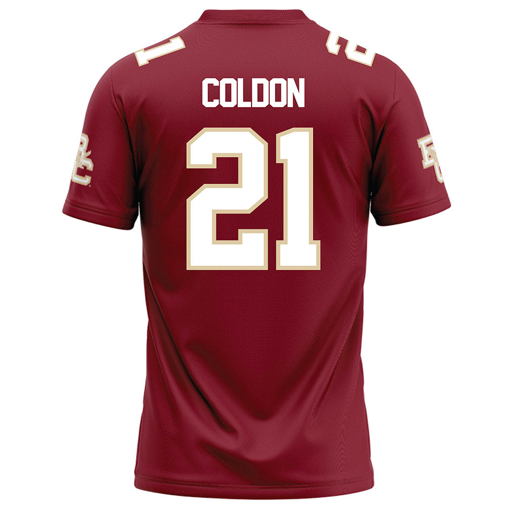 Boston College - NCAA Football : Charleston Coldon - Maroon Football Jersey-1