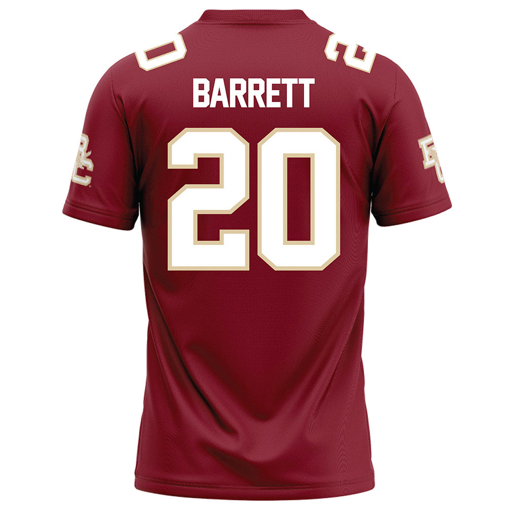 Boston College - NCAA Football : Billy Barrett - Maroon Football Jersey-1