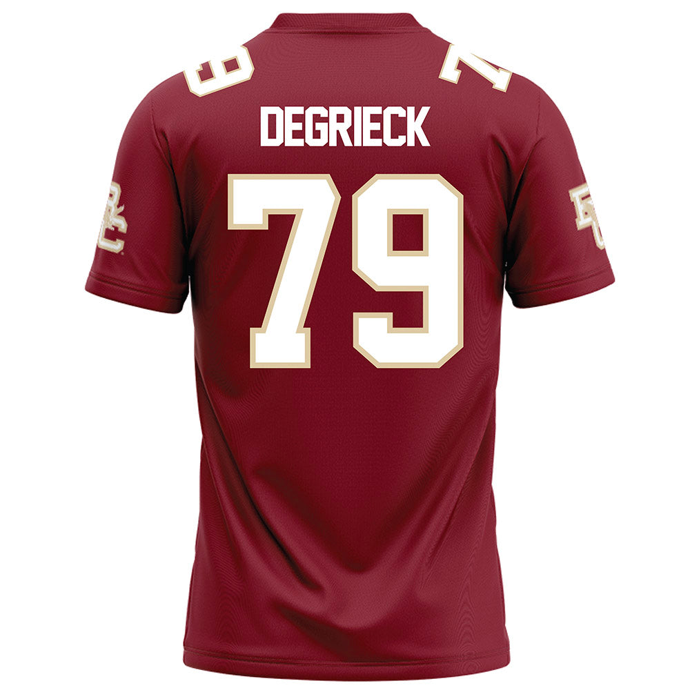 Boston College - NCAA Football : Alex Degrieck - Maroon Football Jersey-1