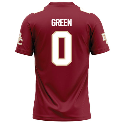 Boston College - NCAA Football : TJ Green - Maroon Football Jersey-1