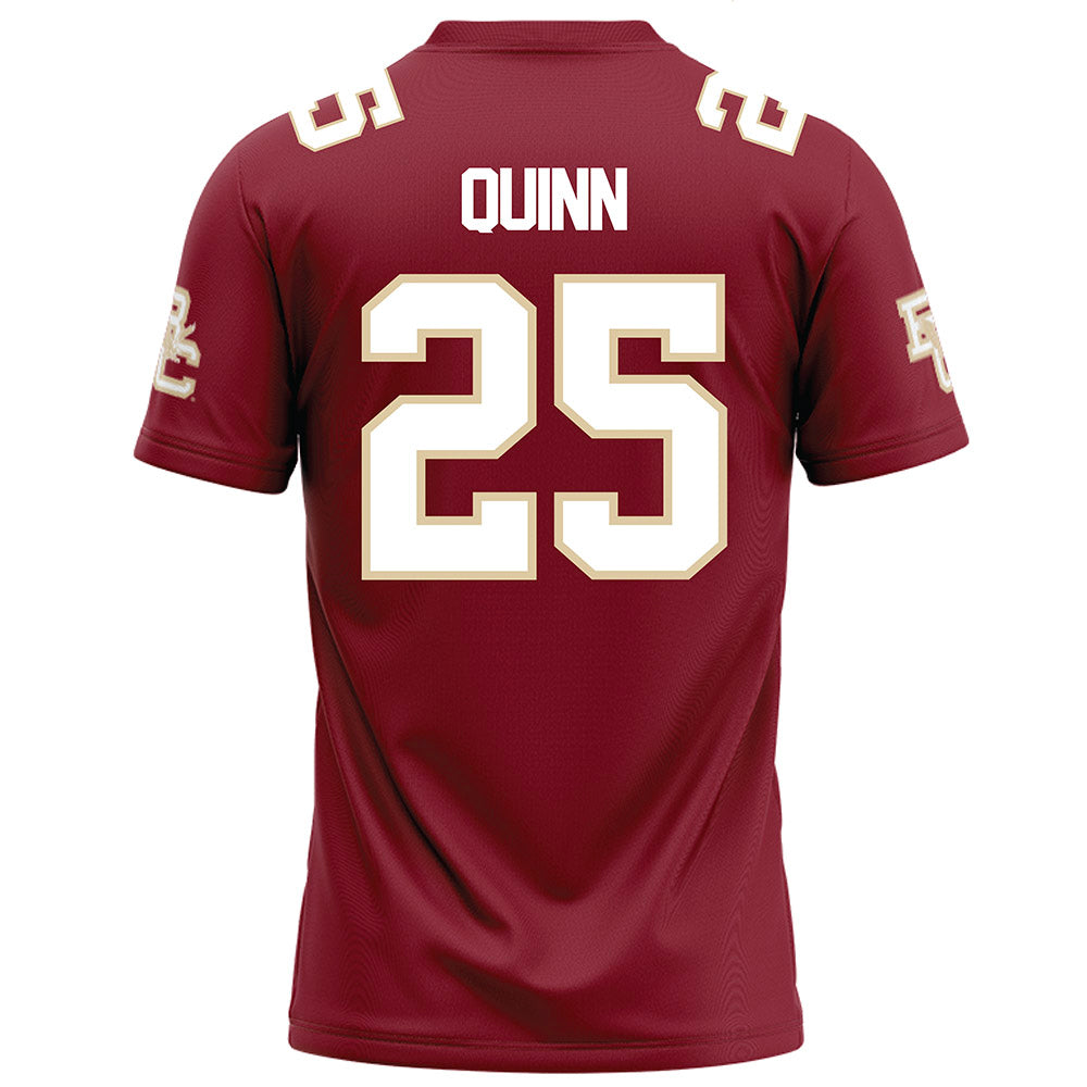 Boston College - NCAA Football : Andy Quinn - Maroon Football Jersey-1