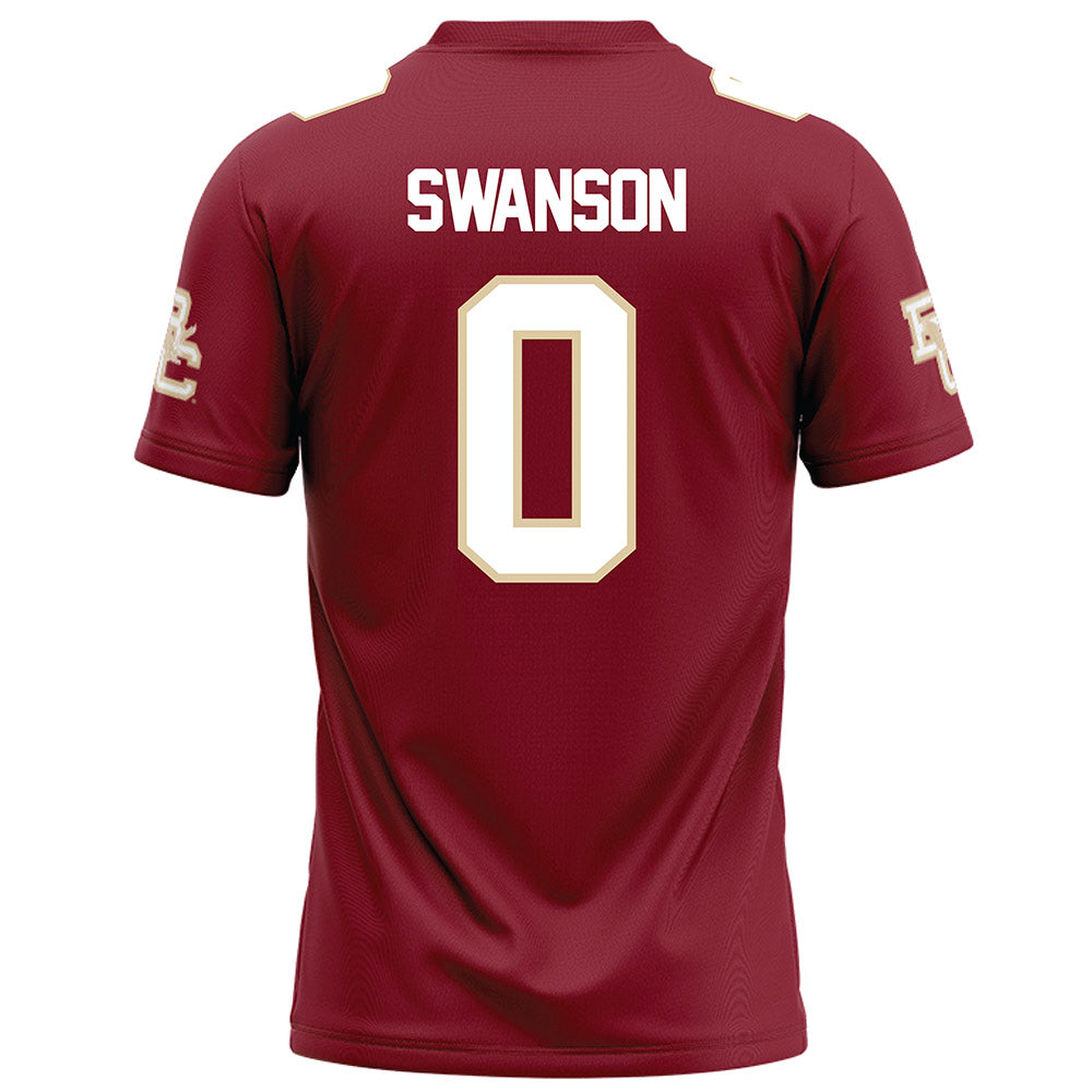 Boston College - NCAA Football : Reed Swanson - Maroon Football Jersey-1