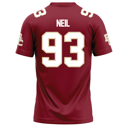 Boston College - NCAA Football : Gavin Neil - Maroon Football Jersey-1