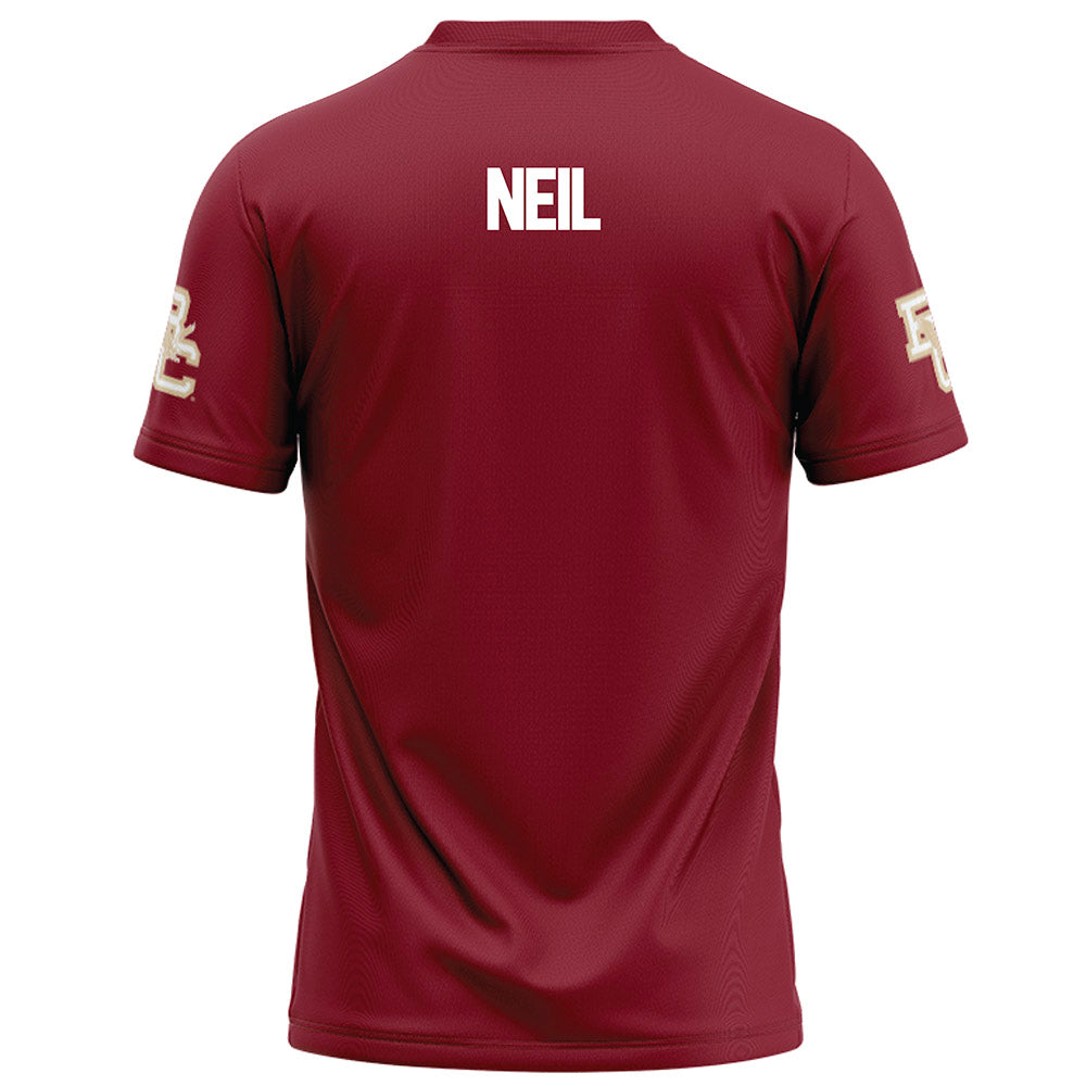 Boston College - NCAA Football : Gavin Neil - Maroon Football Jersey-1