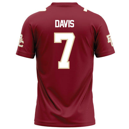 Boston College - NCAA Football : Carter Davis - Maroon Football Jersey-1