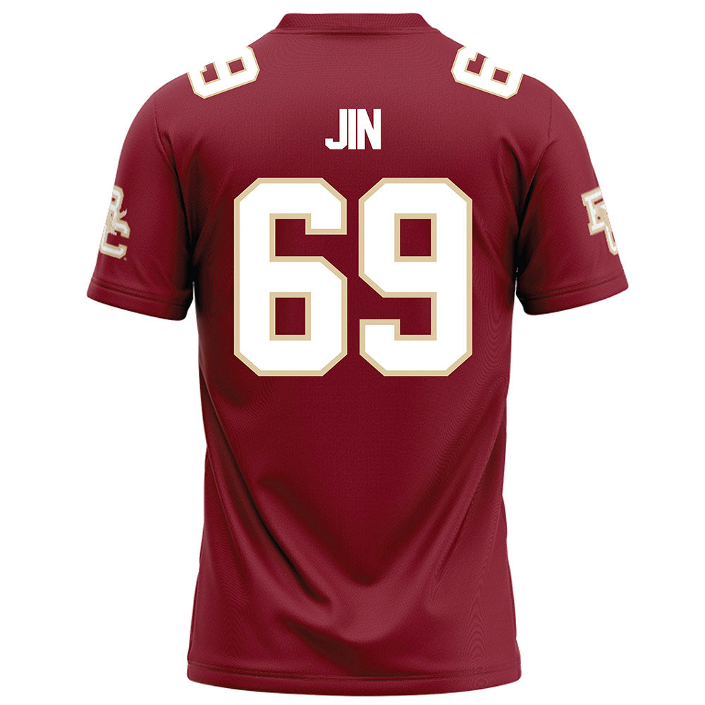 Boston College - NCAA Football : Marek Jin - Maroon Football Jersey-1