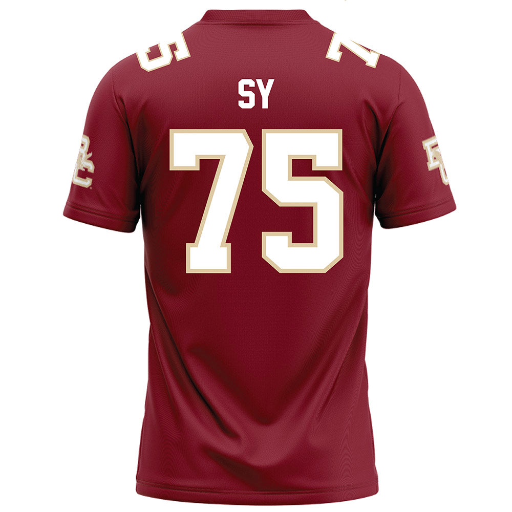 Boston College - NCAA Football : Pape Abdoulaye Sy - Maroon Football Jersey-1