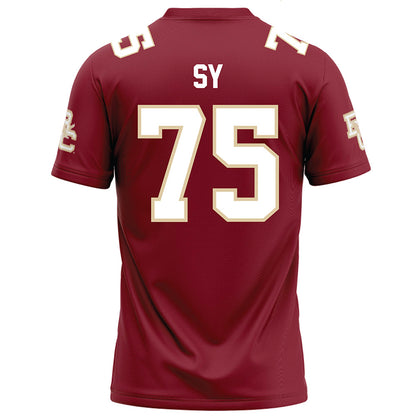 Boston College - NCAA Football : Pape Abdoulaye Sy - Maroon Football Jersey-1