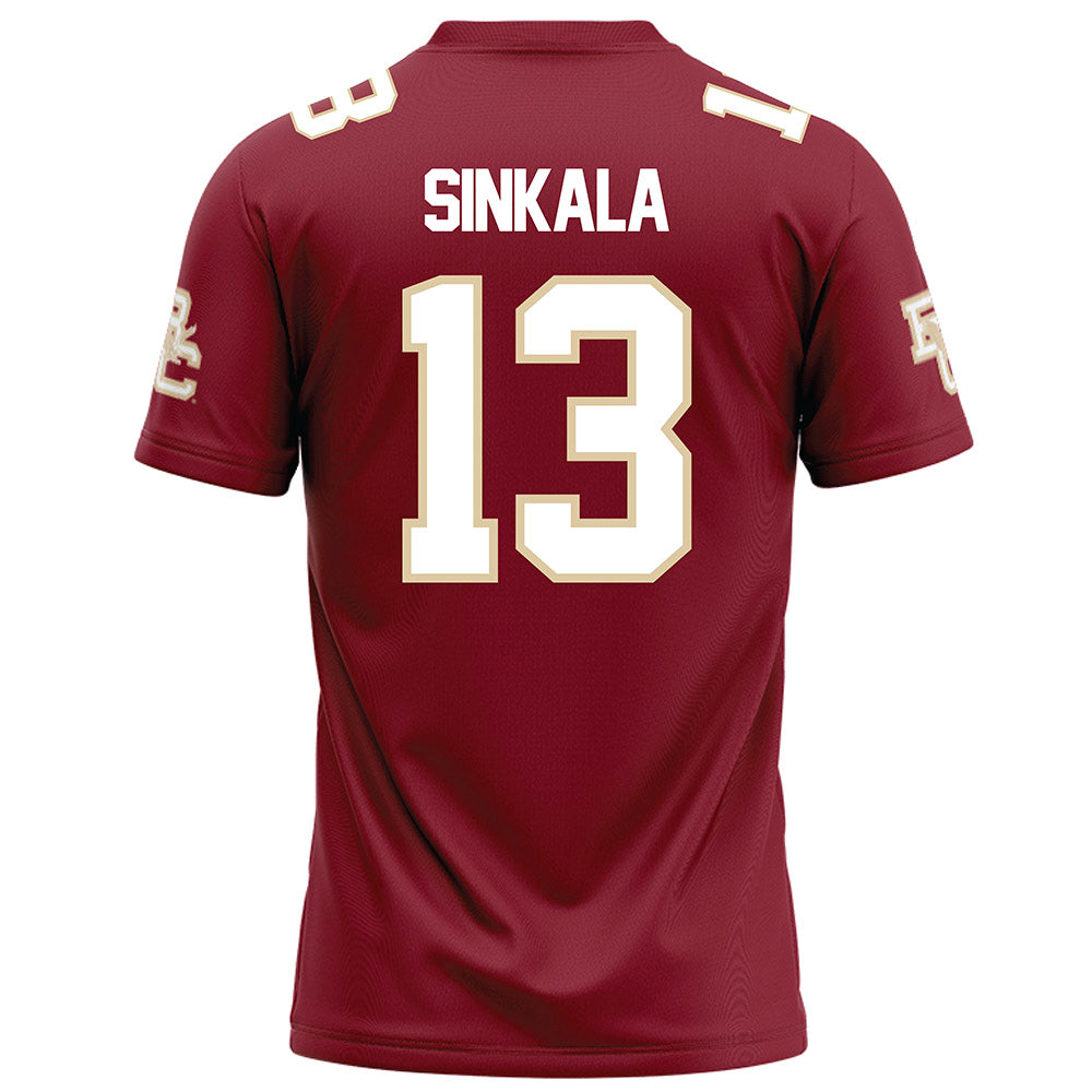 Boston College - NCAA Football : Njita Sinkala - Maroon Football Jersey-1