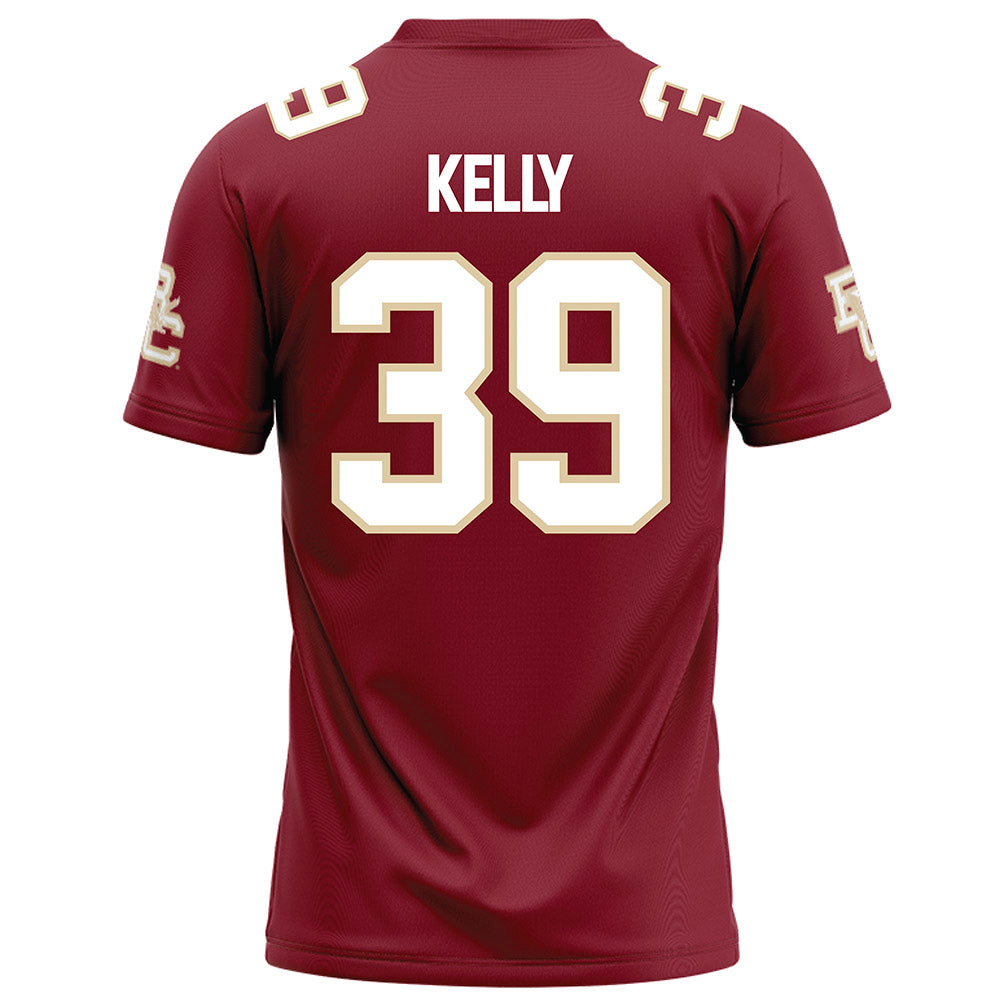 Boston College - NCAA Football : Zach Kelly - Maroon Football Jersey-1