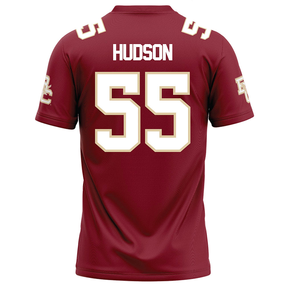 Boston College - NCAA Football : Christian Hudson - Maroon Football Jersey-1