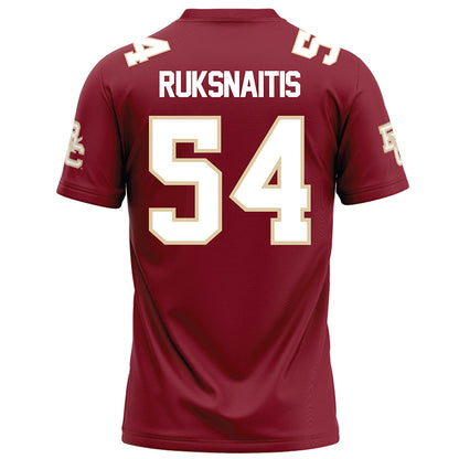 Boston College - NCAA Football : Dean Ruksnaitis - Maroon Football Jersey-1