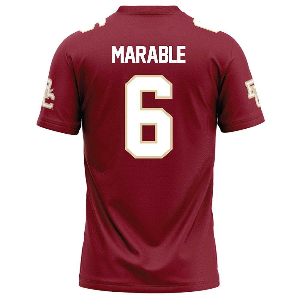 Boston College - NCAA Football : Chris Marable - Maroon Football Jersey-1