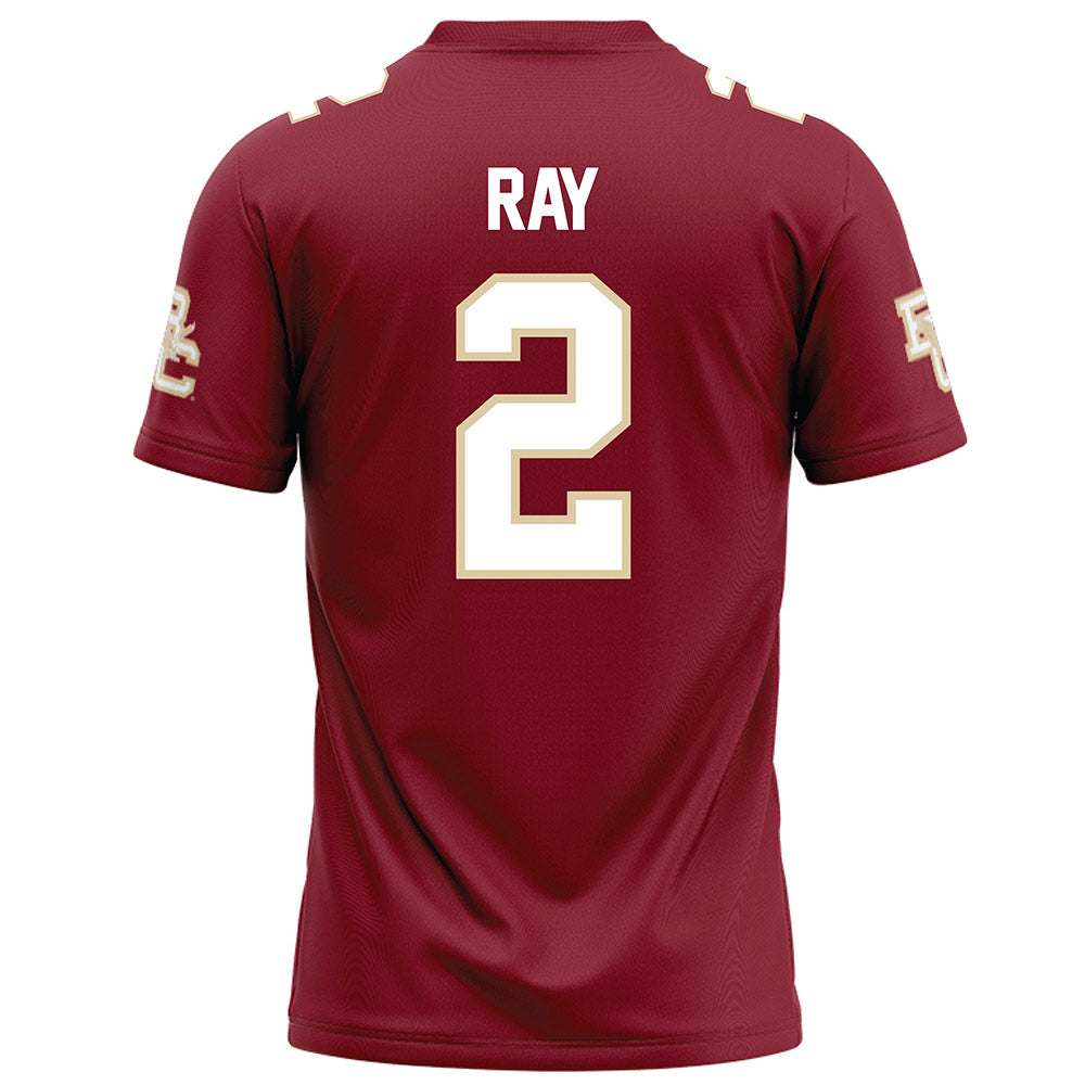 Boston College - NCAA Football : Nolan Ray - Maroon Football Jersey-1