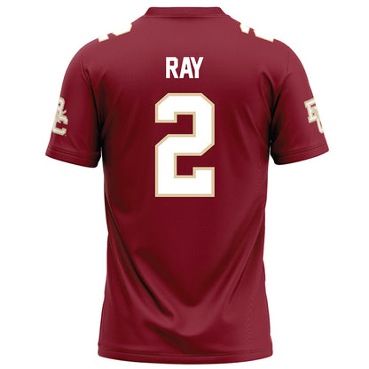 Boston College - NCAA Football : Nolan Ray - Maroon Football Jersey-1