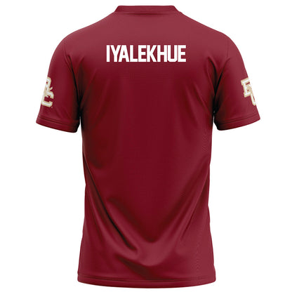 Boston College - NCAA Football : Lawrence Iyalekhue - Maroon Football Jersey-1