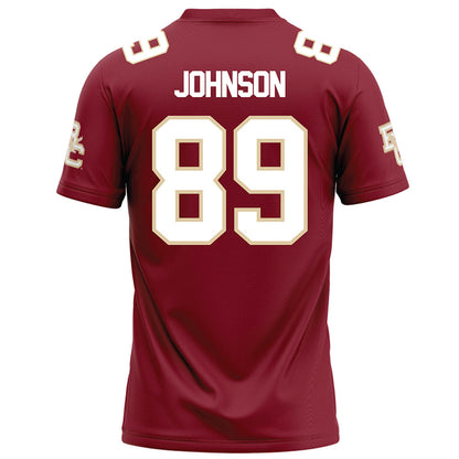 Boston College - NCAA Football : DJ Johnson - Maroon Football Jersey-1