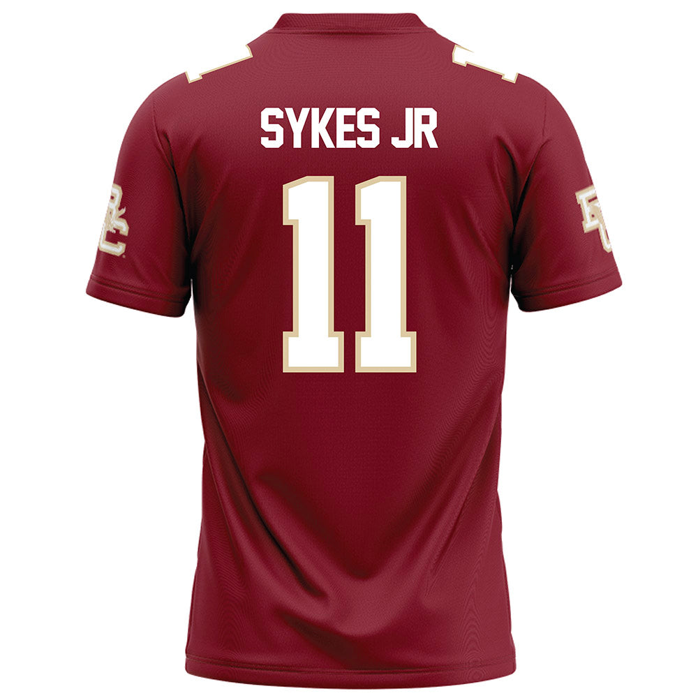 Boston College - NCAA Football : Rae Sykes Jr - Maroon Football Jersey-1