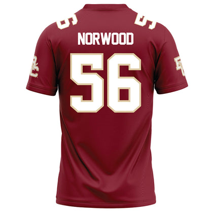 Boston College - NCAA Football : Jani Norwood - Maroon Football Jersey-1