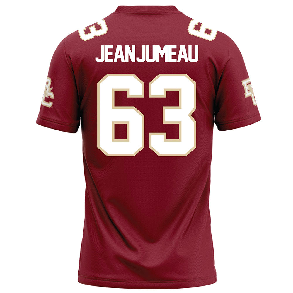 Boston College - NCAA Football : Veguer Jean-Jumeau - Maroon Football Jersey-1