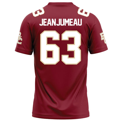 Boston College - NCAA Football : Veguer Jean-Jumeau - Maroon Football Jersey-1