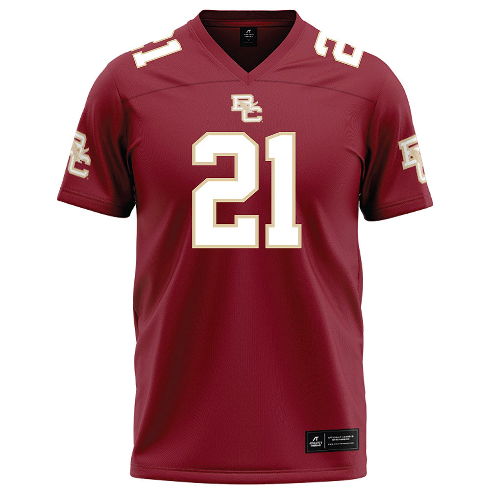 Boston College - NCAA Football : Charleston Coldon - Maroon Football Jersey-0