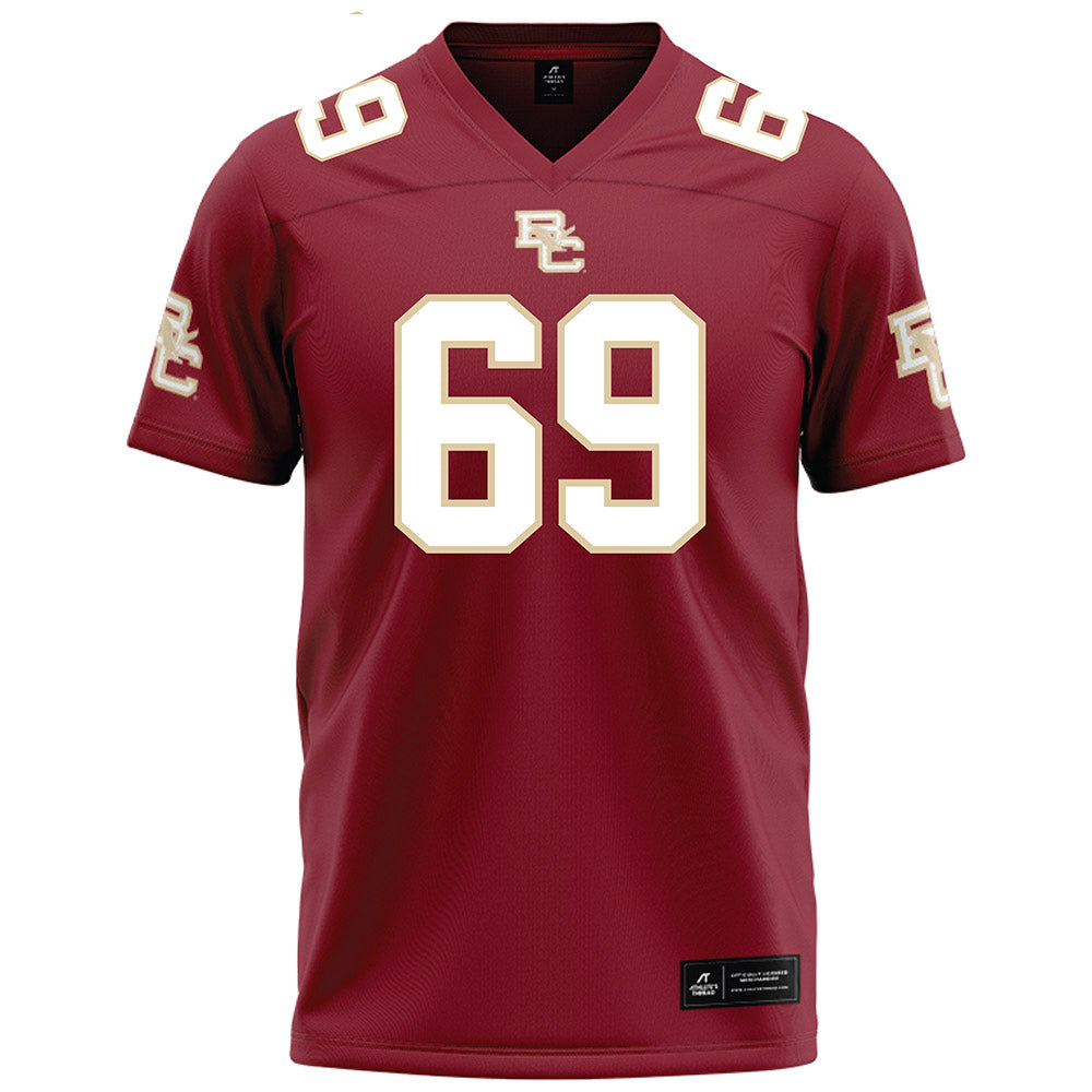 Boston College - NCAA Football : Marek Jin - Maroon Football Jersey-0