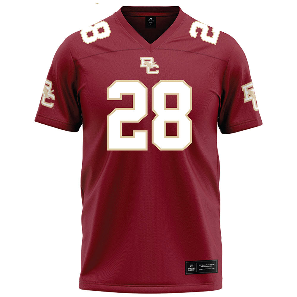 Boston College - NCAA Football : Zacari Thomas - Maroon Football Jersey-0