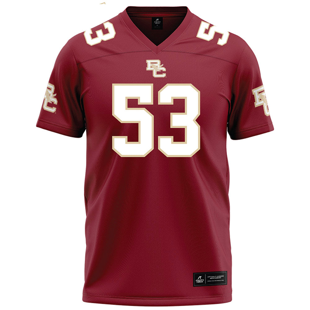 Boston College - NCAA Football : Tre Humphrey - Maroon Football Jersey-0