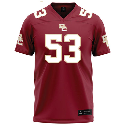 Boston College - NCAA Football : Tre Humphrey - Maroon Football Jersey-0