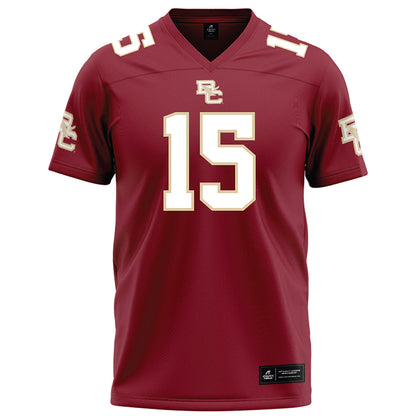 Boston College - NCAA Football : Chandler Jordan - Maroon Football Jersey-0