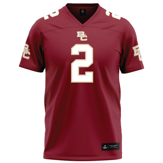 Boston College - NCAA Football : Kp Price - Maroon Football Jersey-0