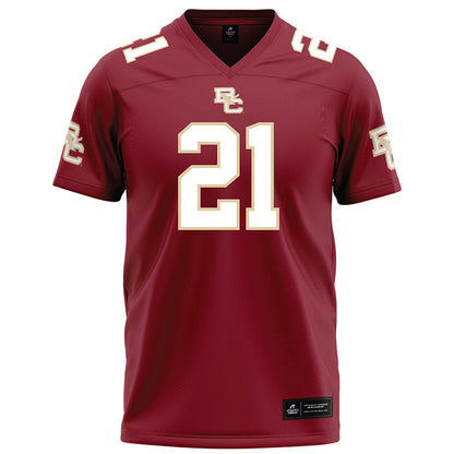 Boston College - NCAA Football : VJ Wilkins - Maroon Football Jersey-0